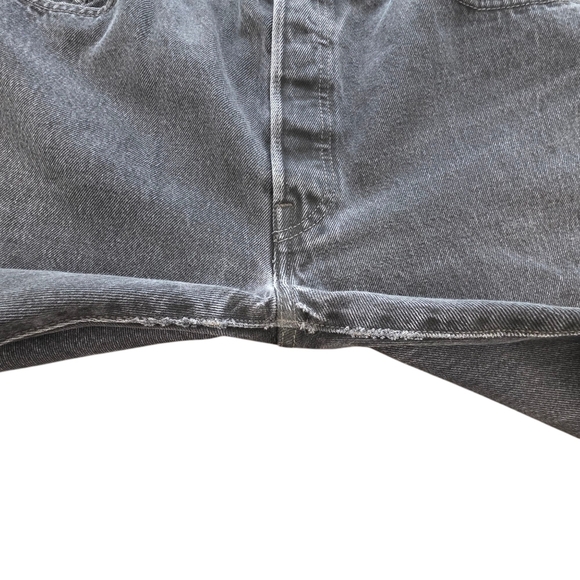 Levi’s 501 Button Fly Black Jeans 38x32 Made in Mexico | Vintage Straight Fit - Picture 6 of 12